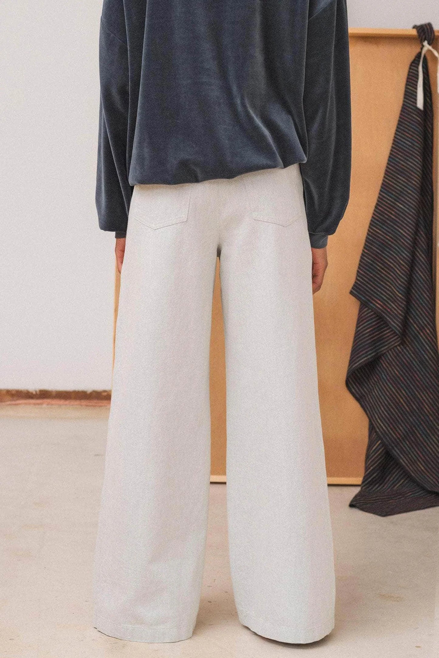 Arthur Pants in Ecru Denim