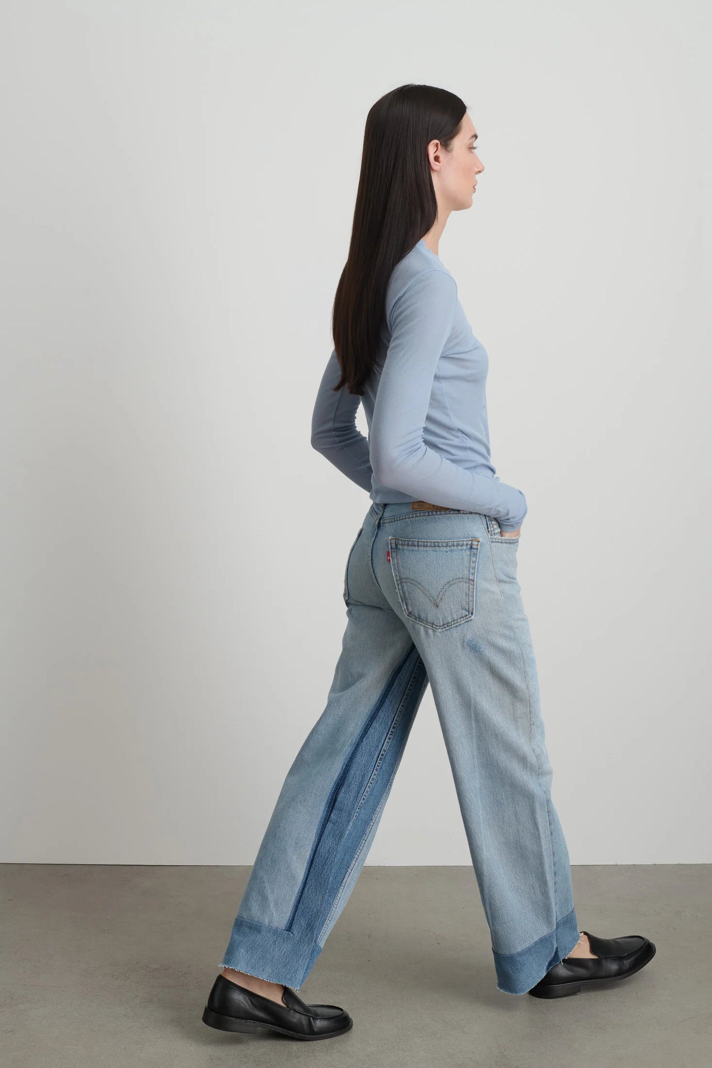 Reworked Culotte in Vintage Indigo
