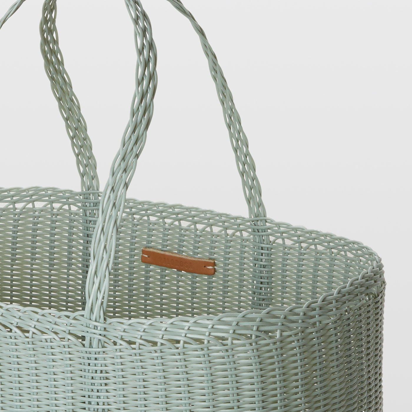 Basket Tote Large in Eucalyptus