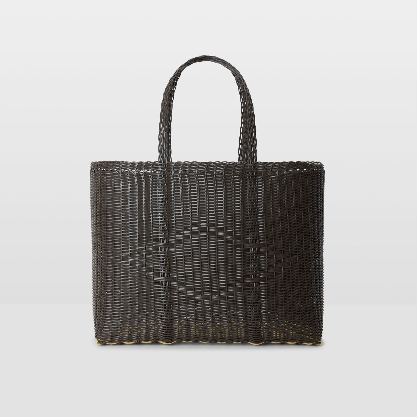 Preorder Basket Tote Large in Midnight Brown