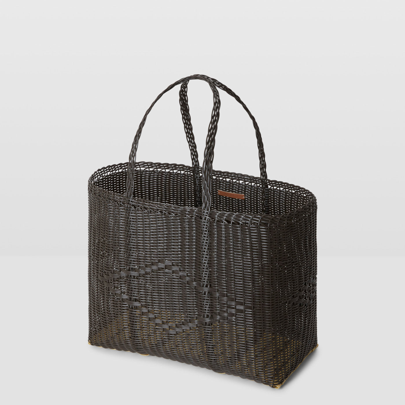 Preorder Basket Tote Large in Midnight Brown