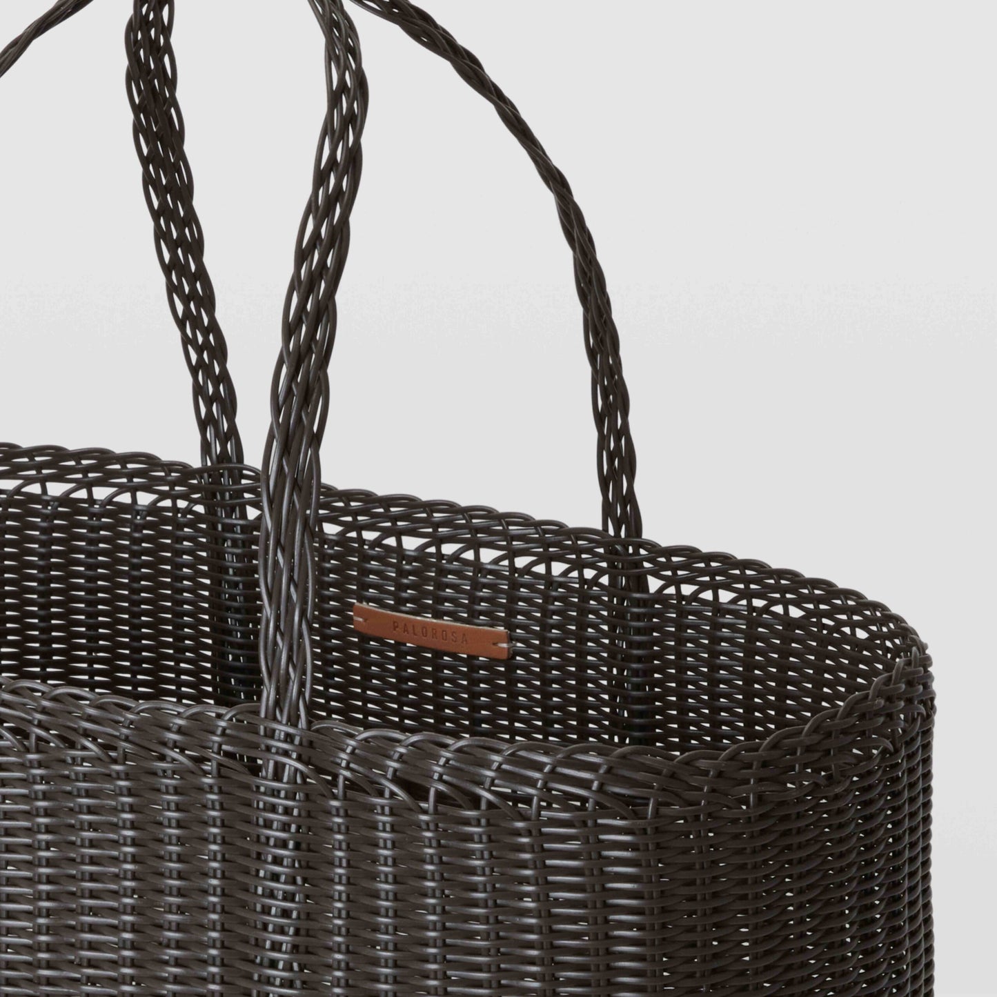 Preorder Basket Tote Large in Midnight Brown