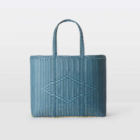 Basket Tote Large in Paloblue