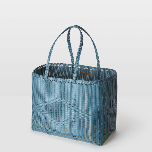 Basket Tote Large in Paloblue
