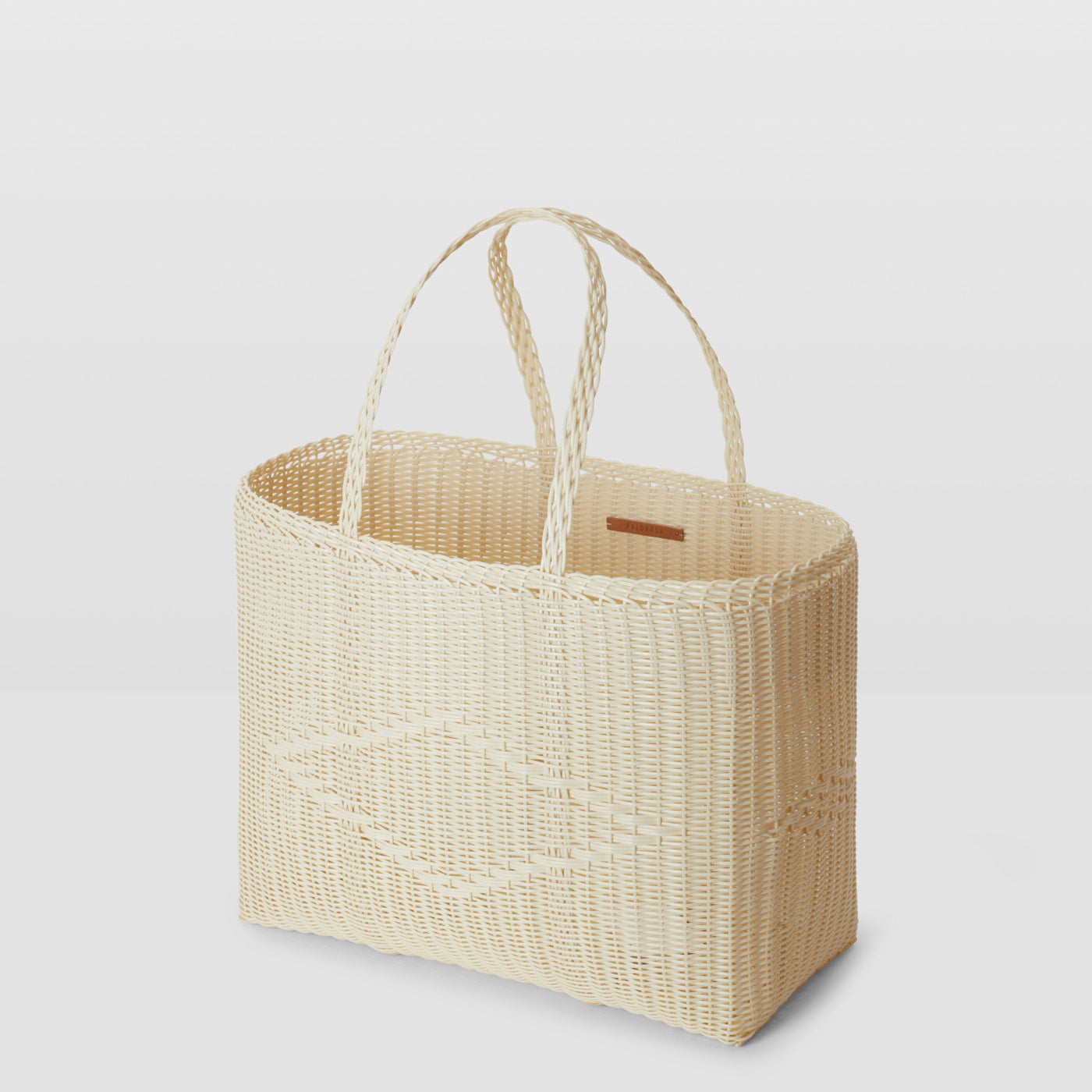 Basket Tote Large in Vanilla