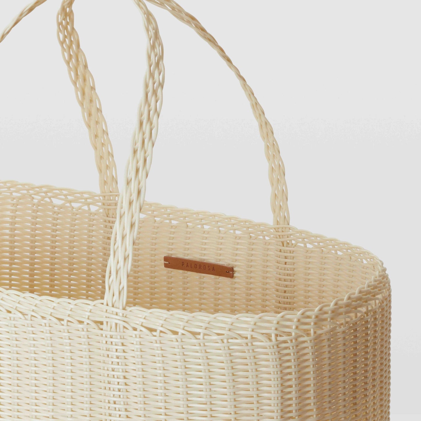 Basket Tote Large in Vanilla
