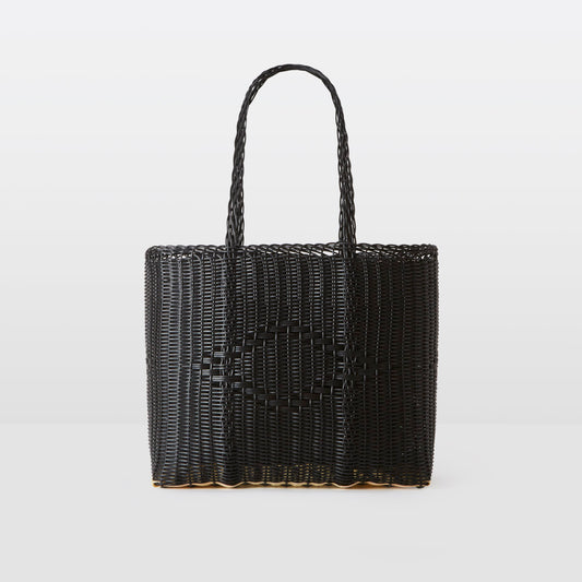 Basket Tote Medium in Black