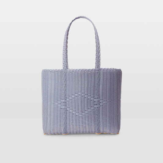 Basket Tote Medium in Blue Lilac