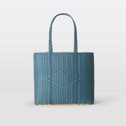 Basket Tote Medium in Paloblue