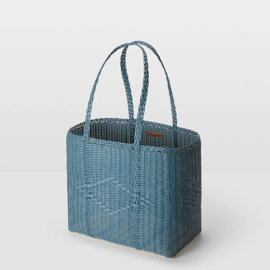 Basket Tote Medium in Paloblue