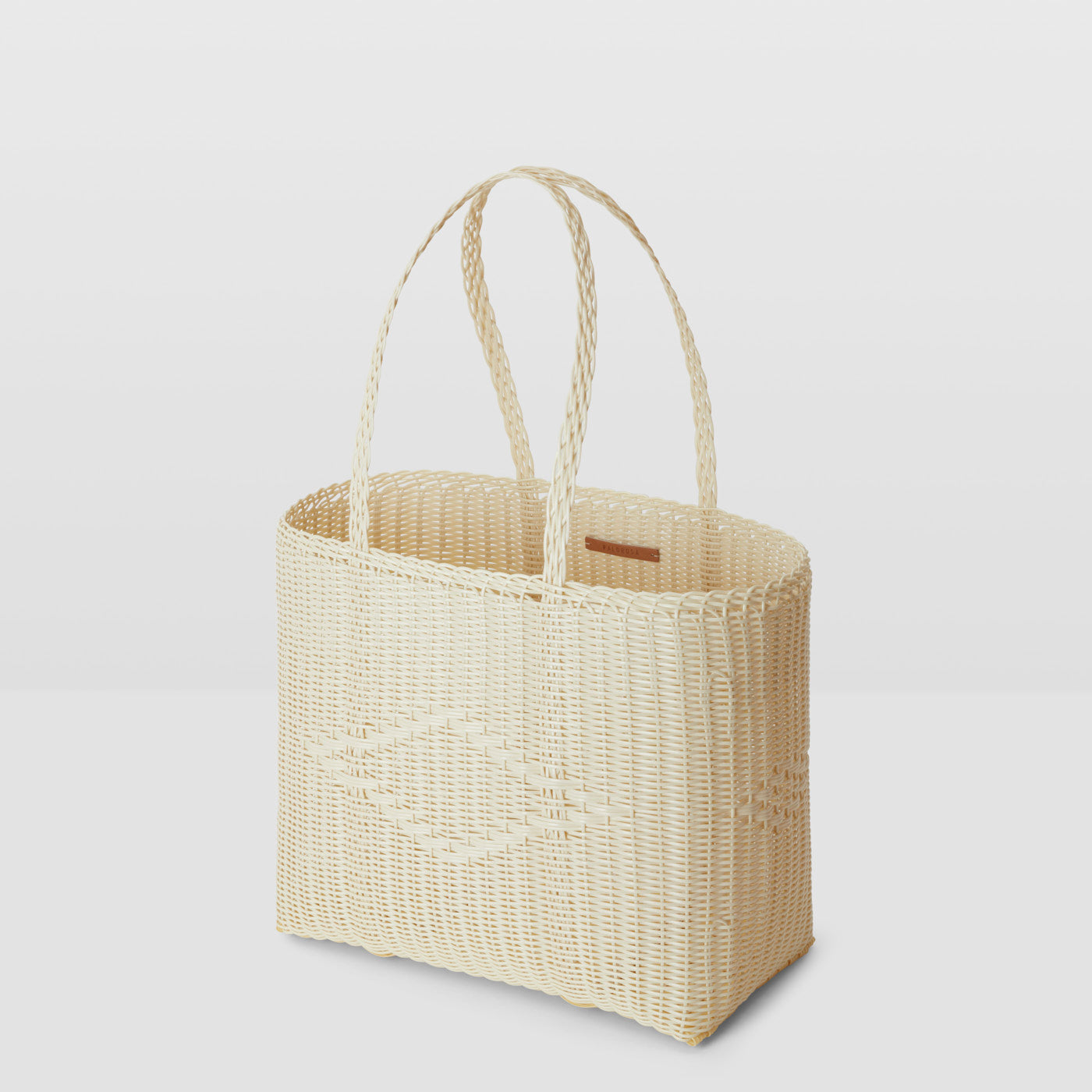 Basket Tote Medium in Vanilla