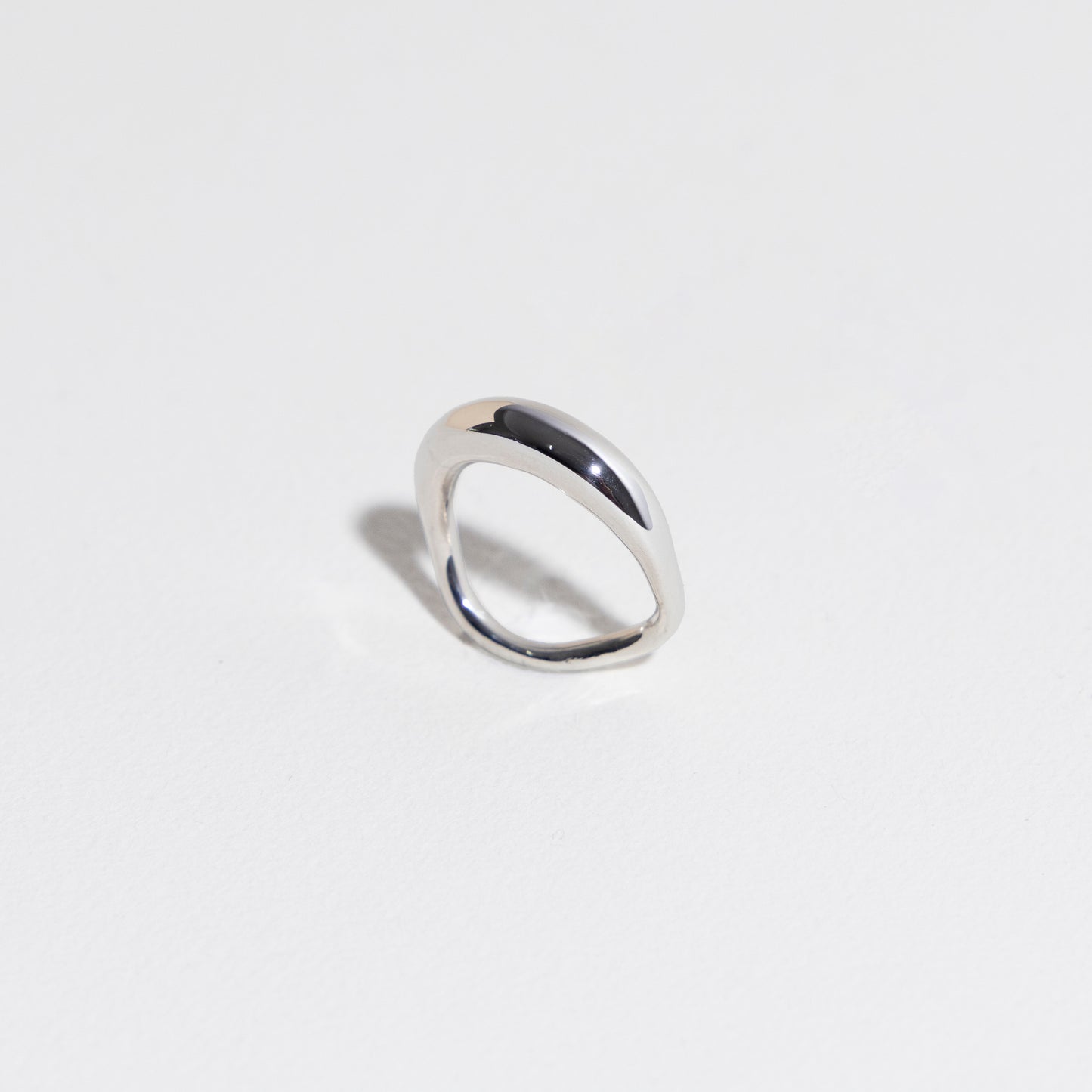 Blur Ring in Silver