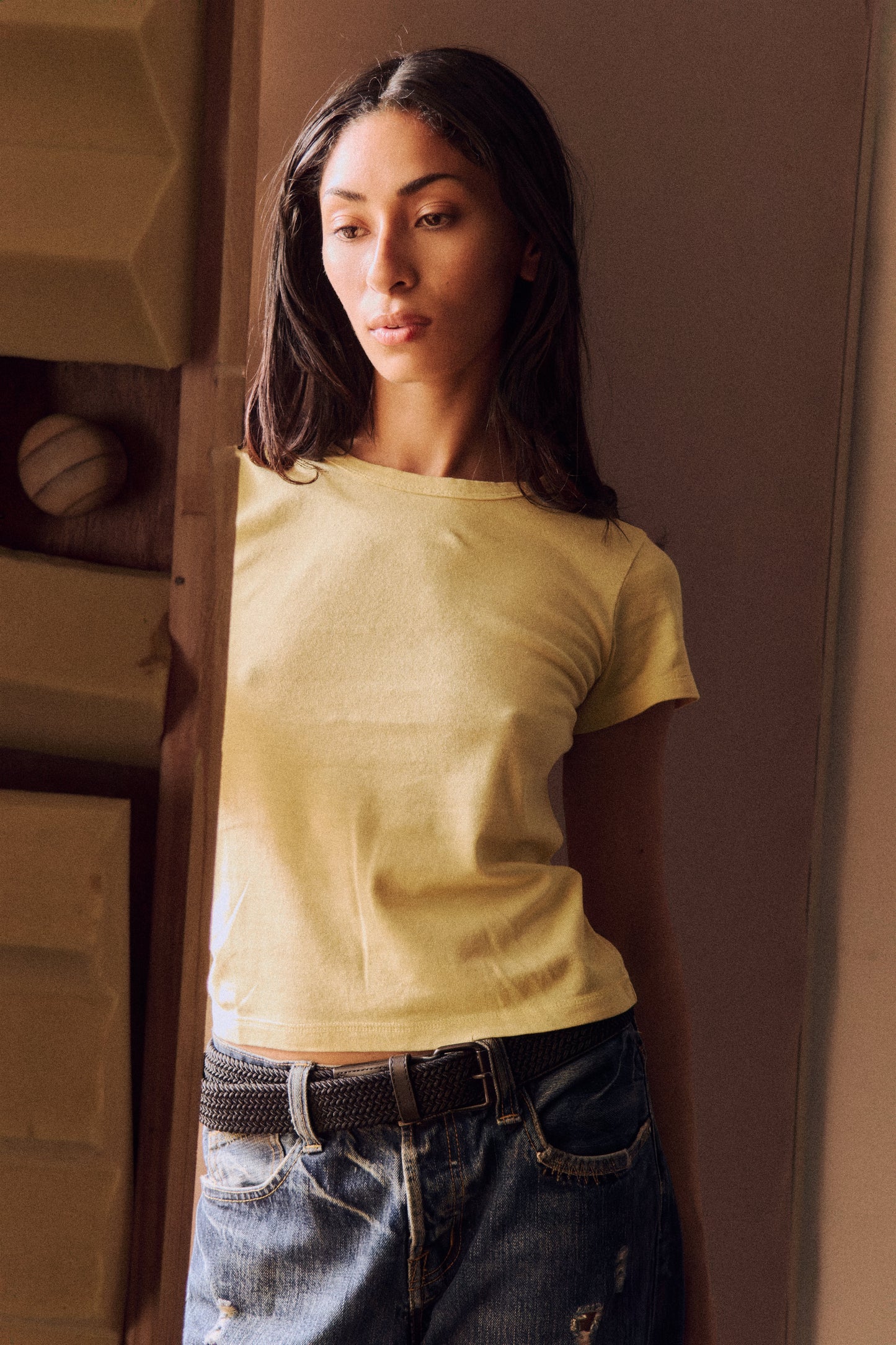 Mini Tee in Butter