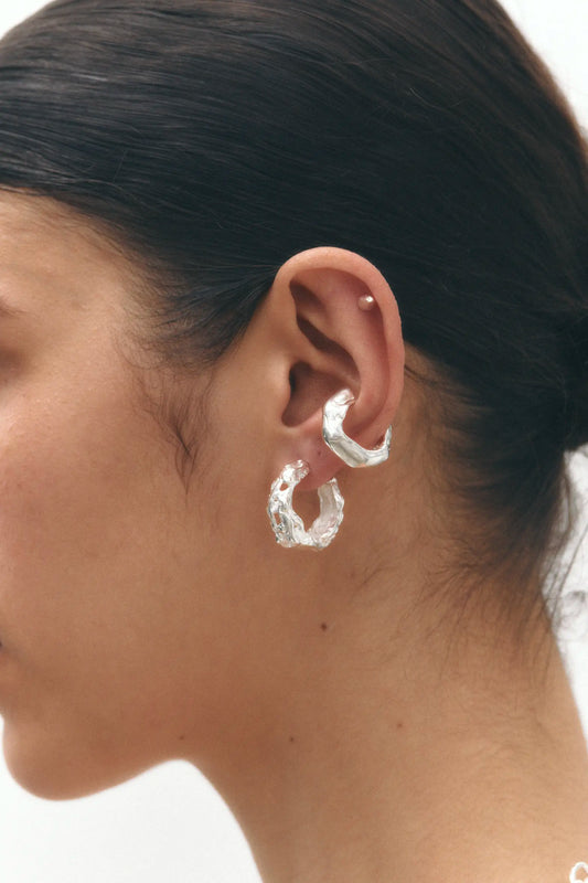 Cabo Earrings in Silver