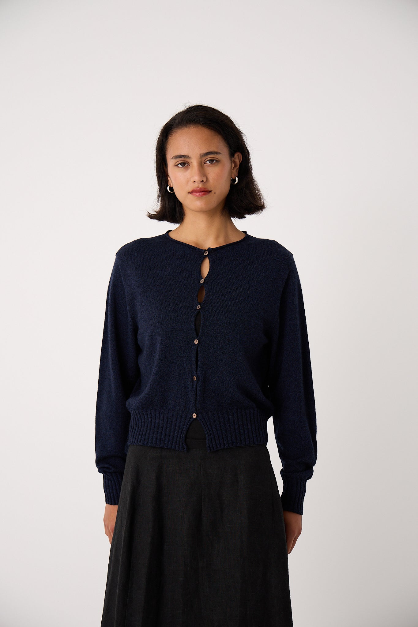 Anni Cardigan in Ink
