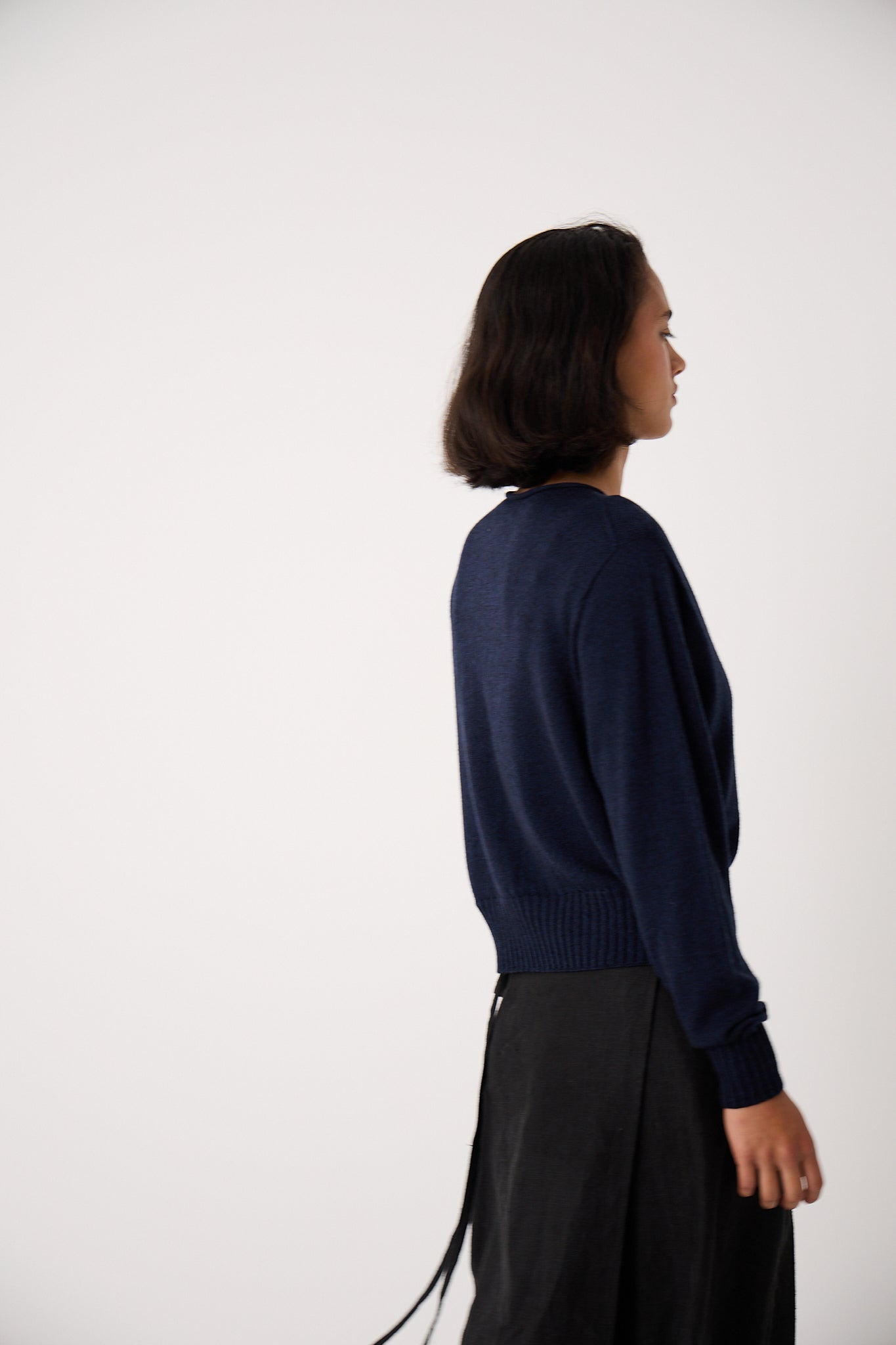 Anni Cardigan in Ink