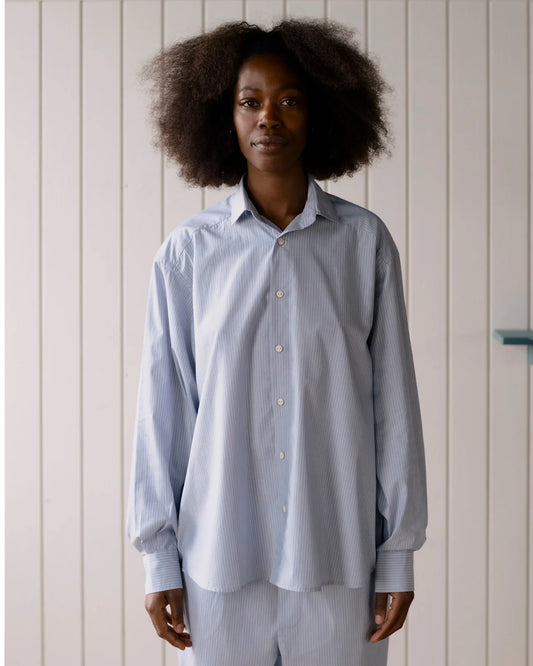 Claude Shirt in Blue Stripe