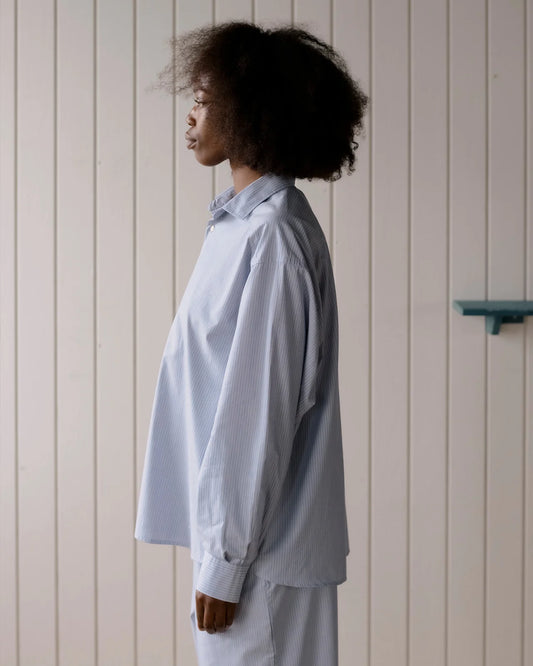 Claude Shirt in Blue Stripe