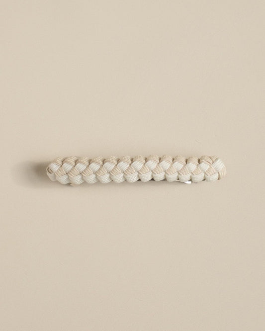 Barrette in Cream/Almond