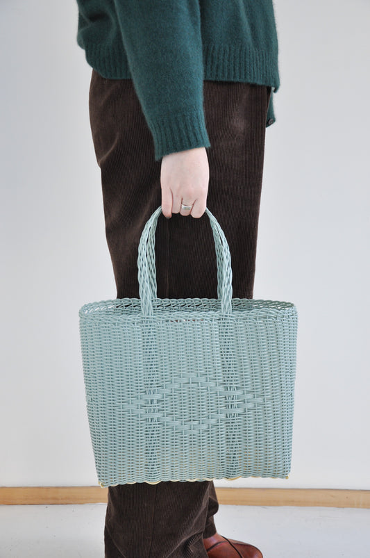 Basket Tote Small in Eucalyptus