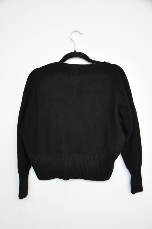 Nom* D Cropped Jumper - black