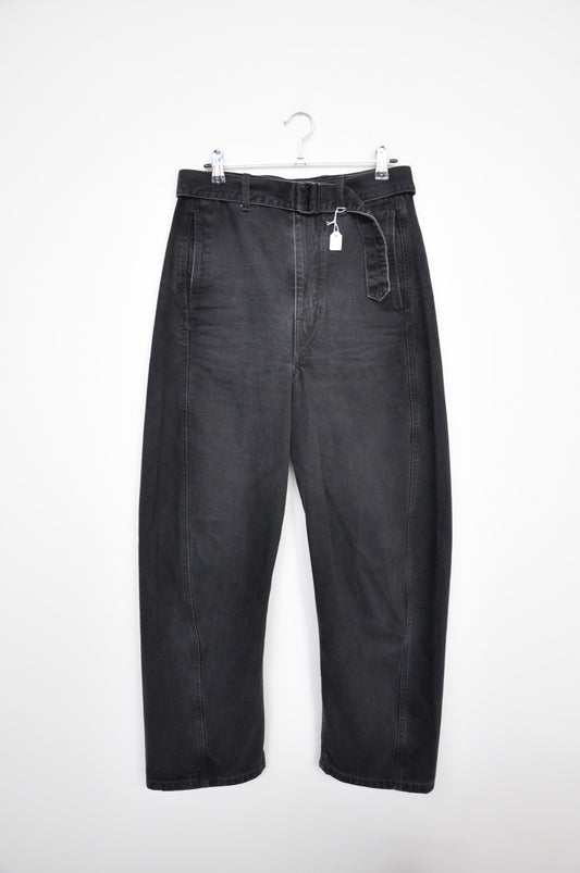 Lemaire Belted Pants - Black Denim
