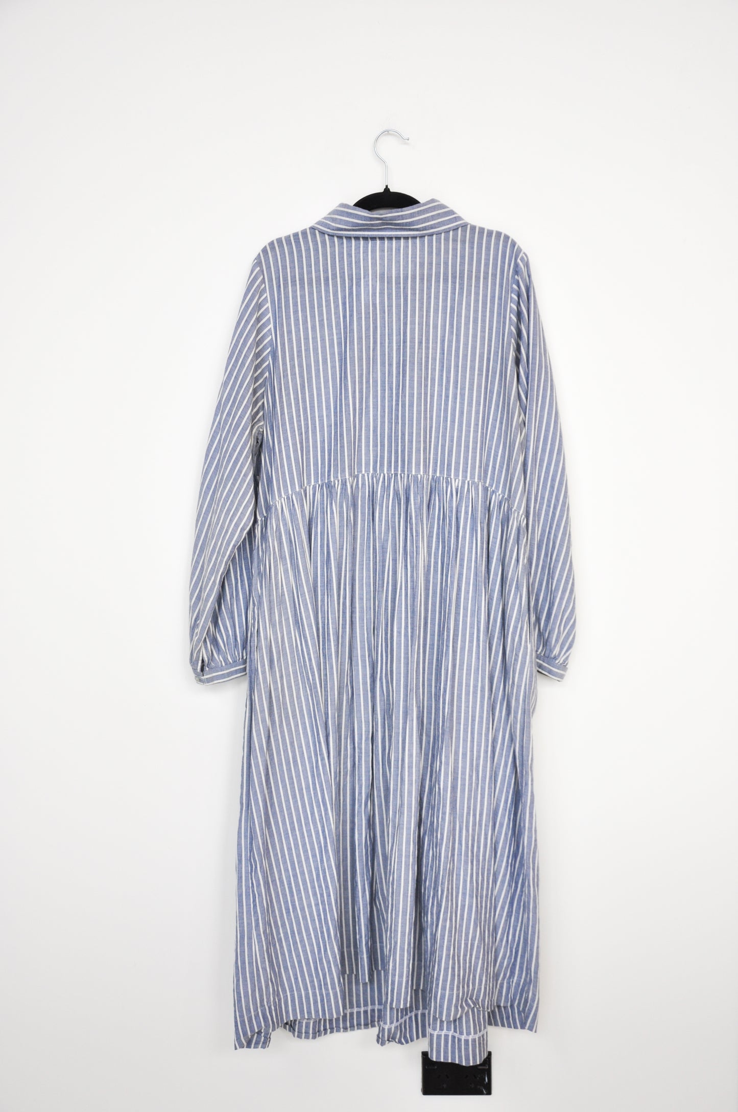 Poppy Voon Stripe Dress - blue/white