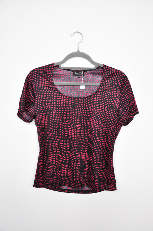Lanvin T-Shirt - Pink/Black Spots