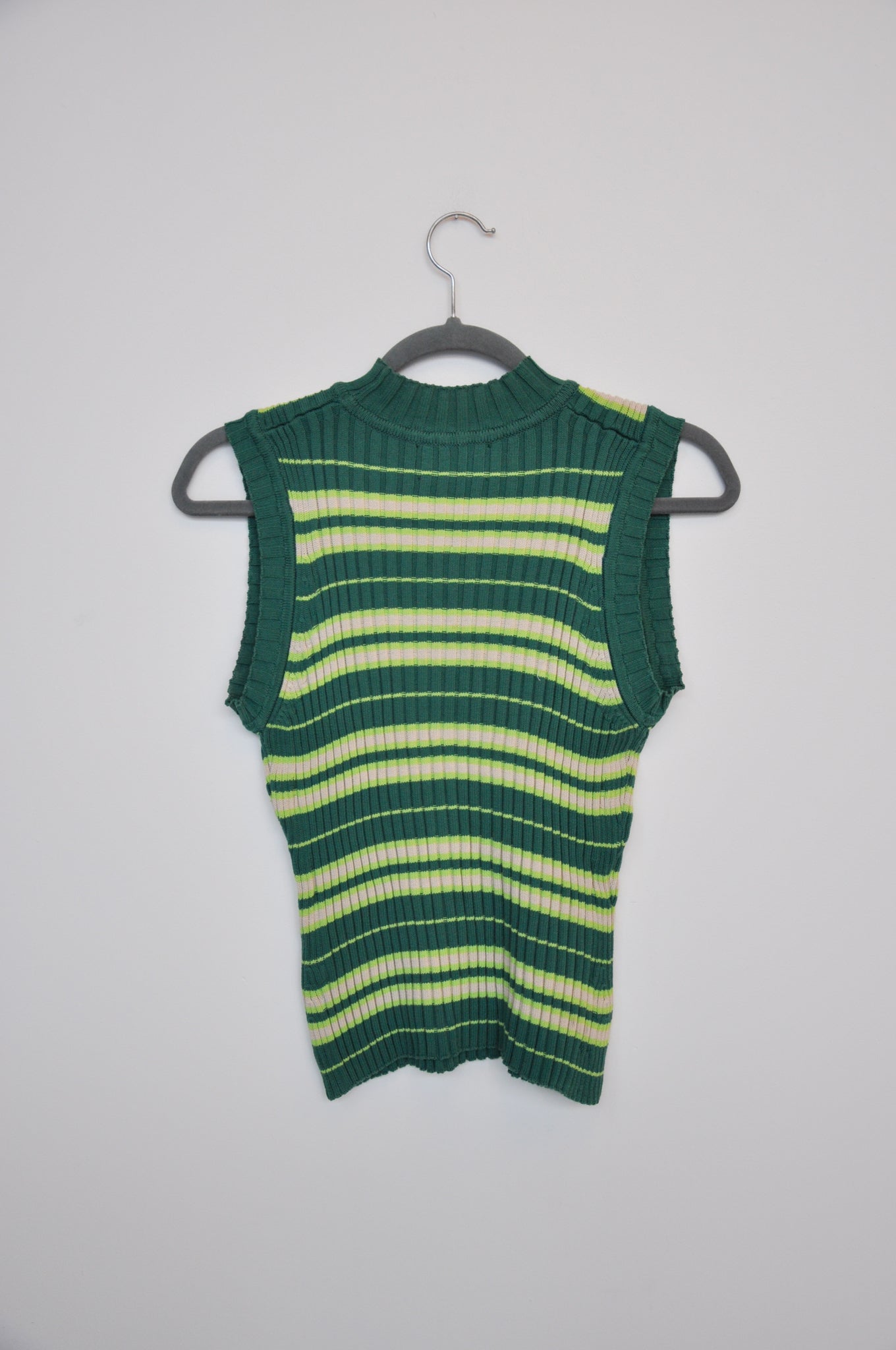 Penny Sage Knit Vest - green