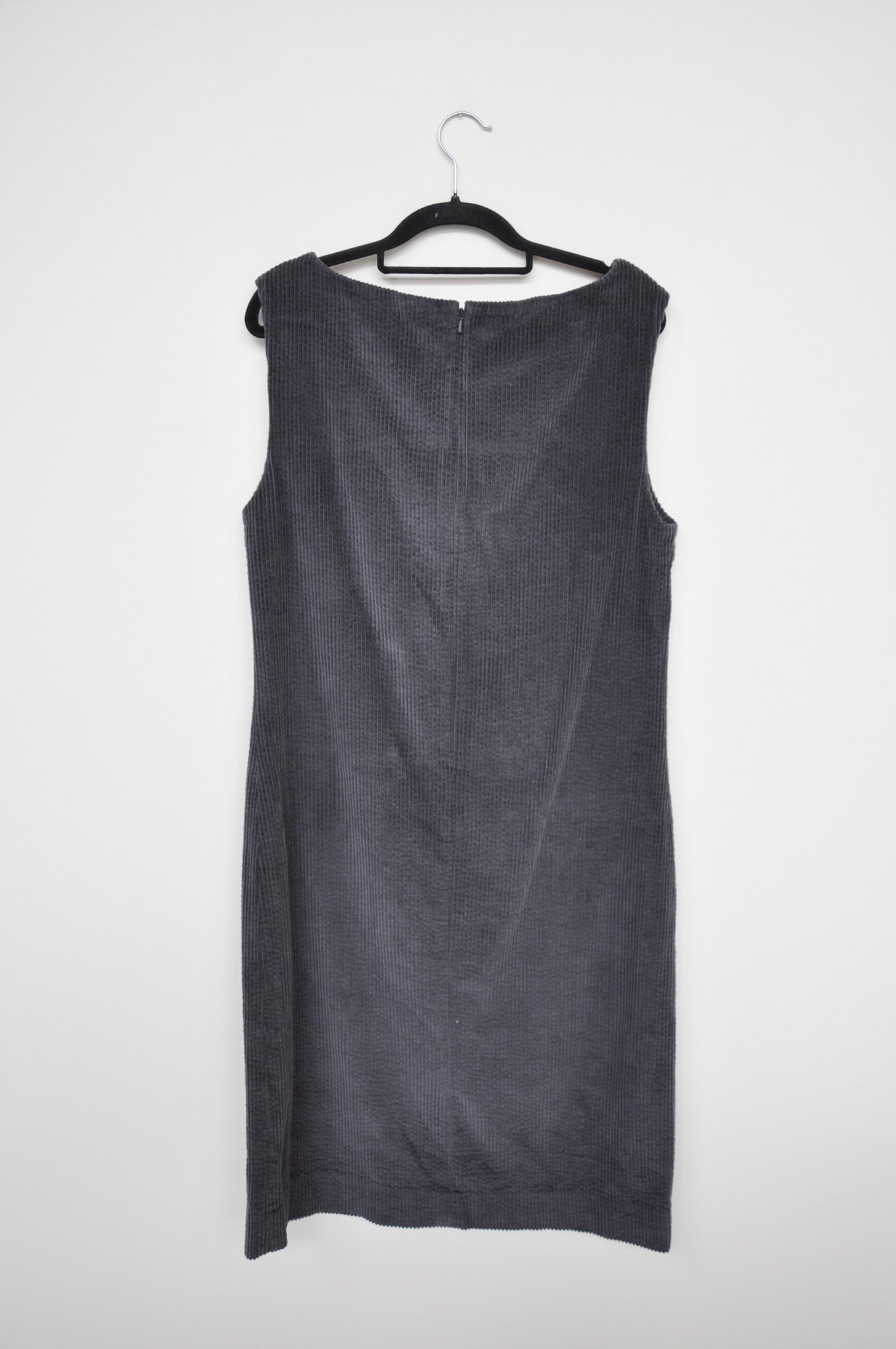 Zambesi Corduroy Shift Dress - Gunmetal