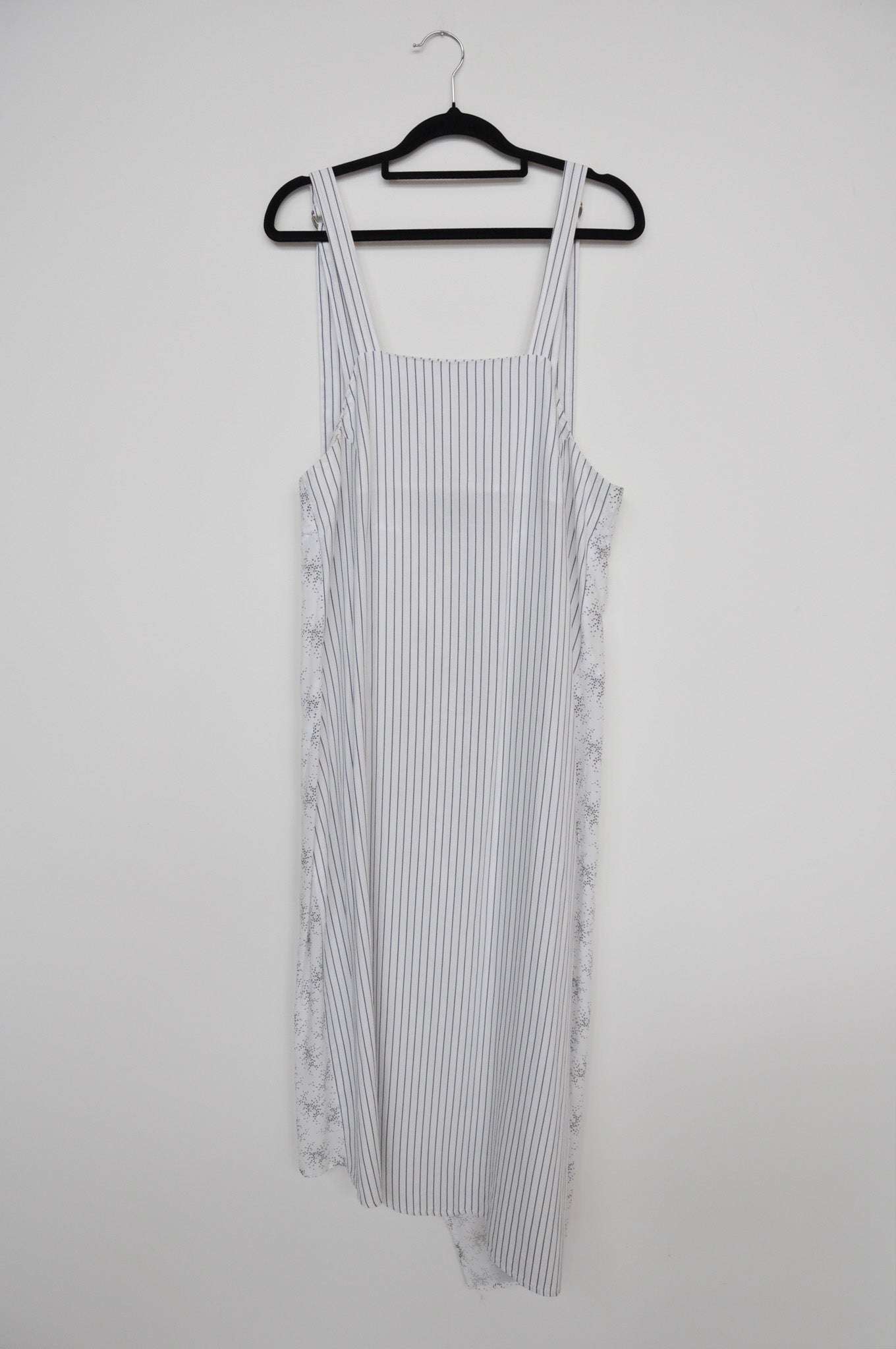 Company of Strangers Pinafore -  White / Grey