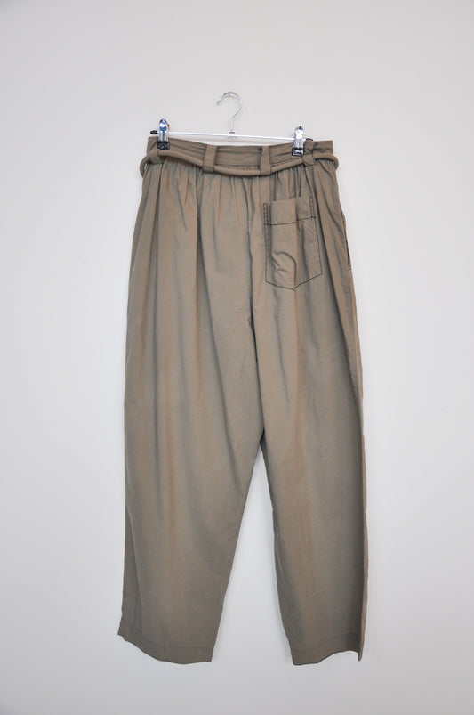 Verner Balloon Pants - olive green