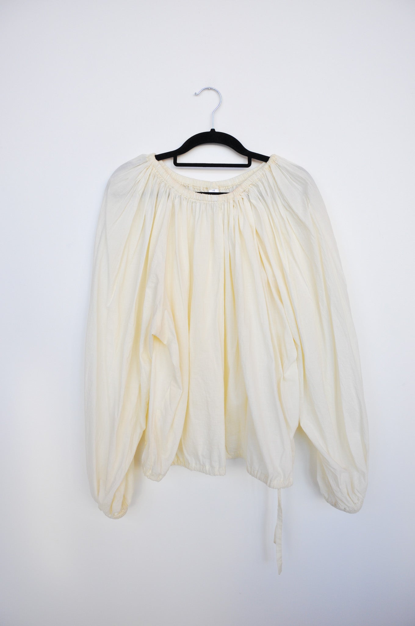 Ellis Gathered Blouse - Off-white