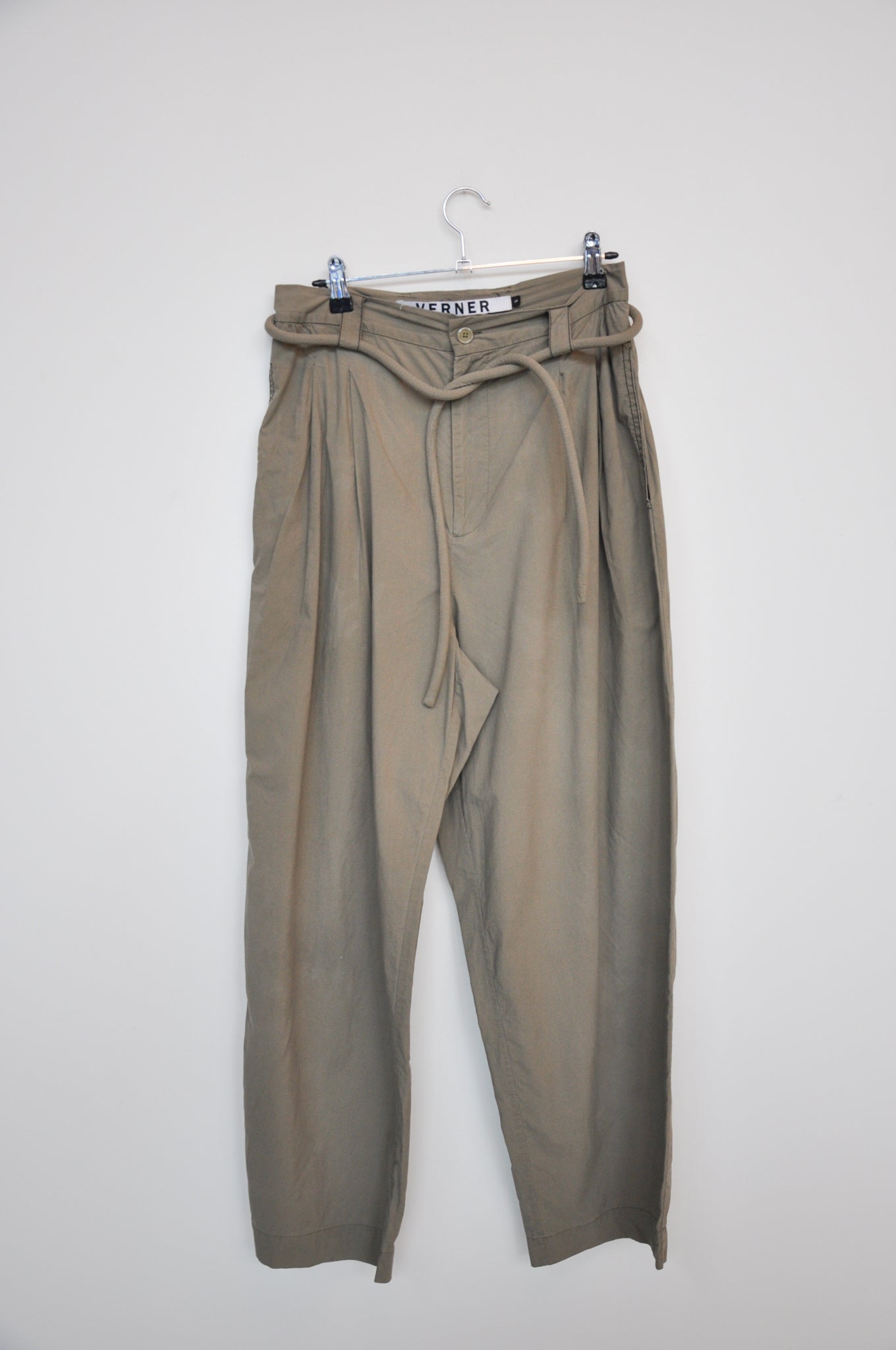 Verner Balloon Pants - olive green