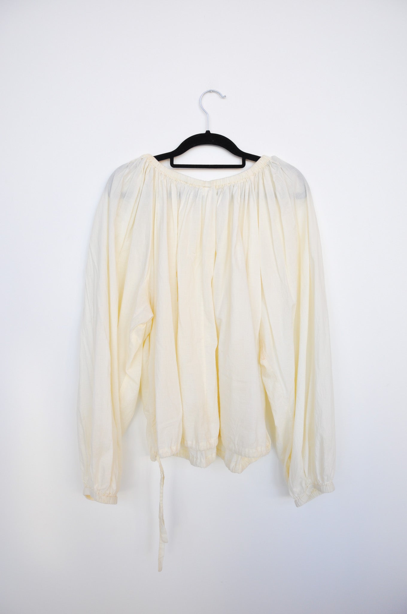 Ellis Gathered Blouse - Off-white