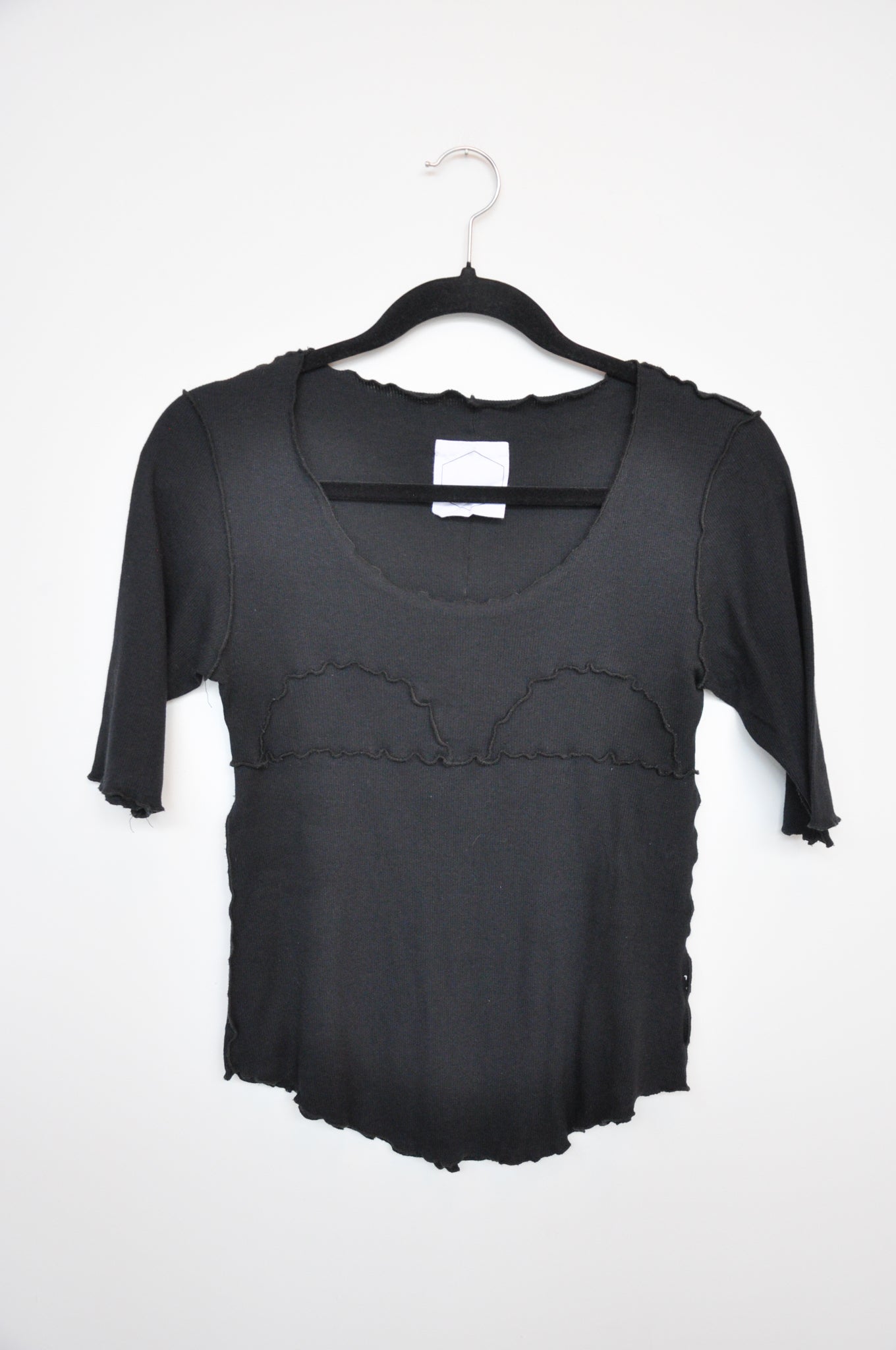 Otsu Ribbed Top - black