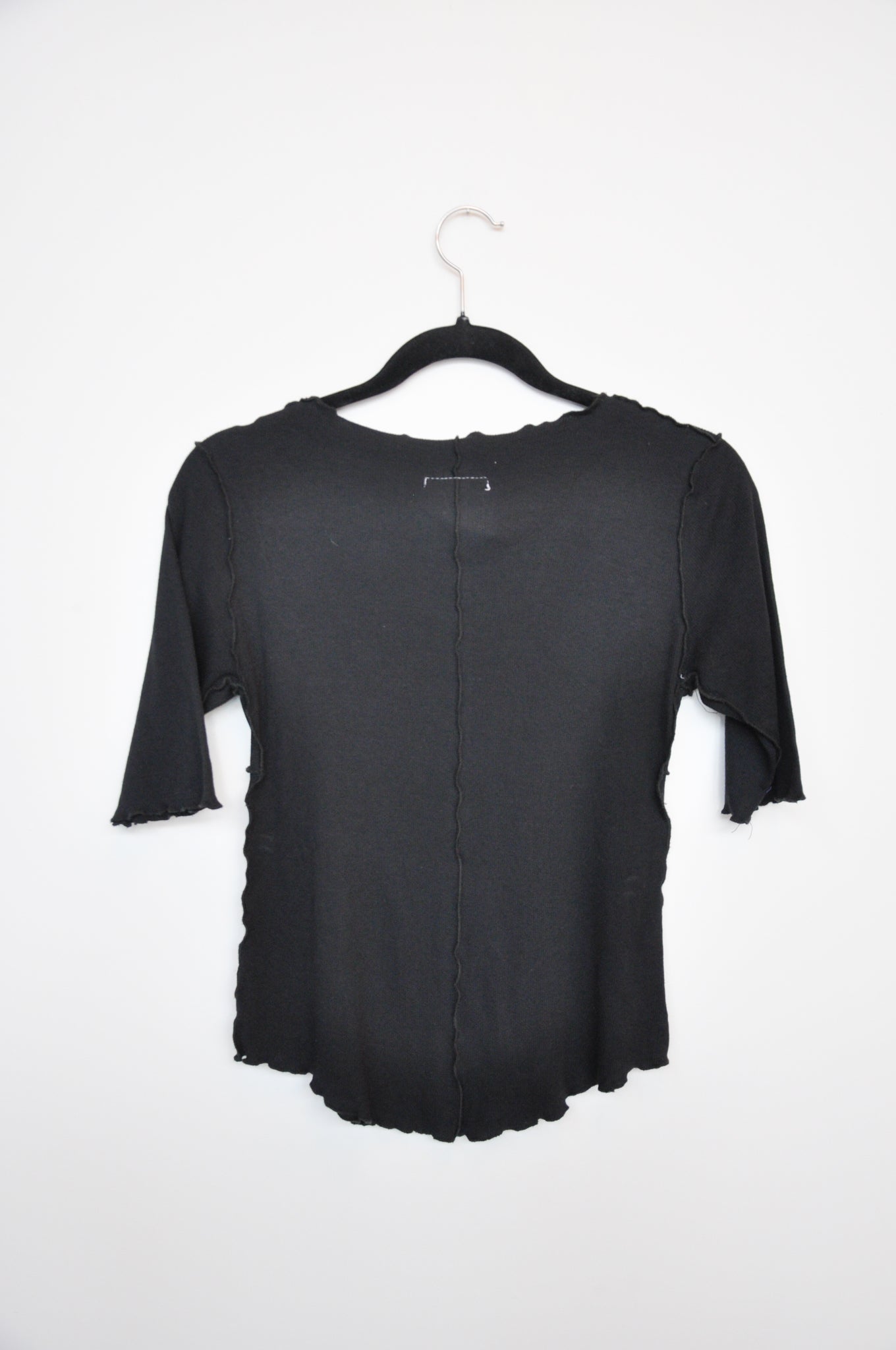 Otsu Ribbed Top - black