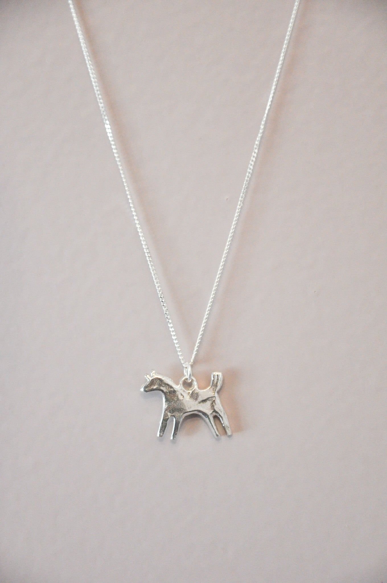 Little Horse Necklace in Silver