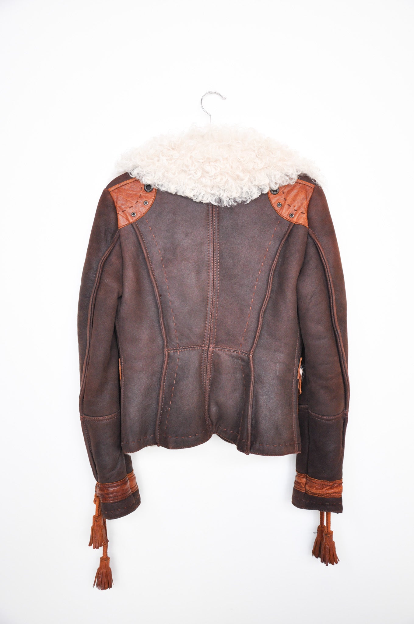 Cavalli Sherpa Jacket - Brown/Cream