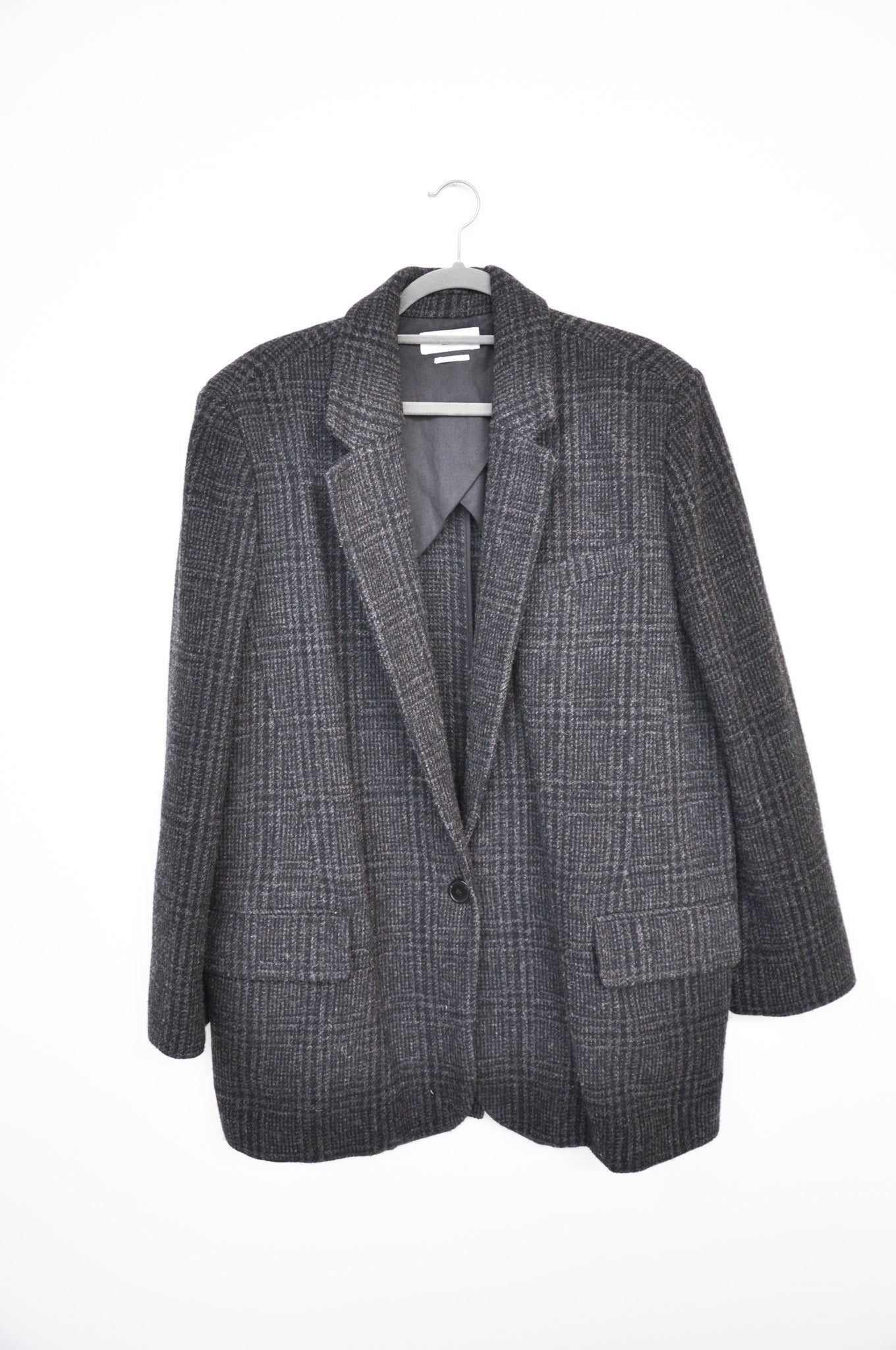 Isabel Marant Blazer - Black/Charcoal Tartan