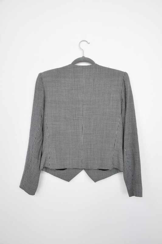Yves Saint Laurent Jacket - Black / White Houndstooth