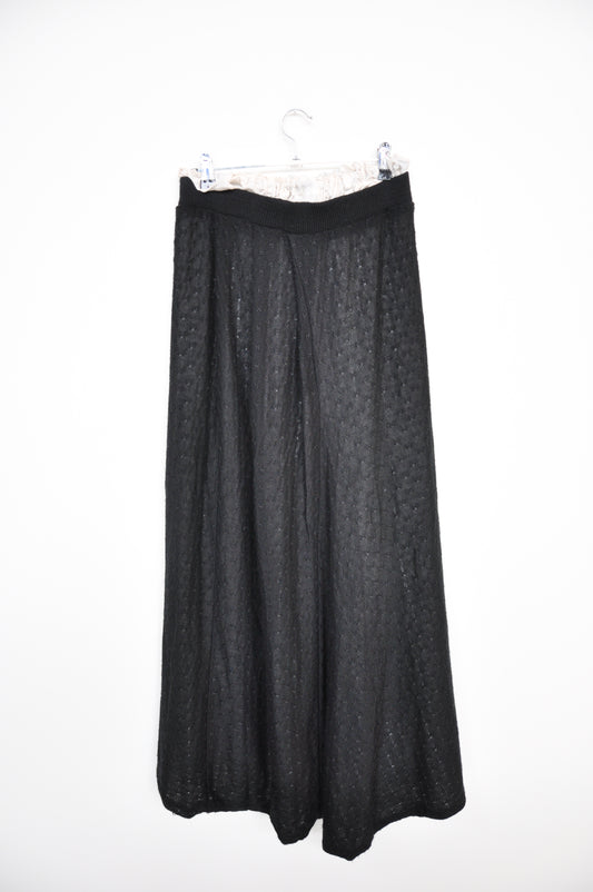 Nom D Knit Skirt - black/cream