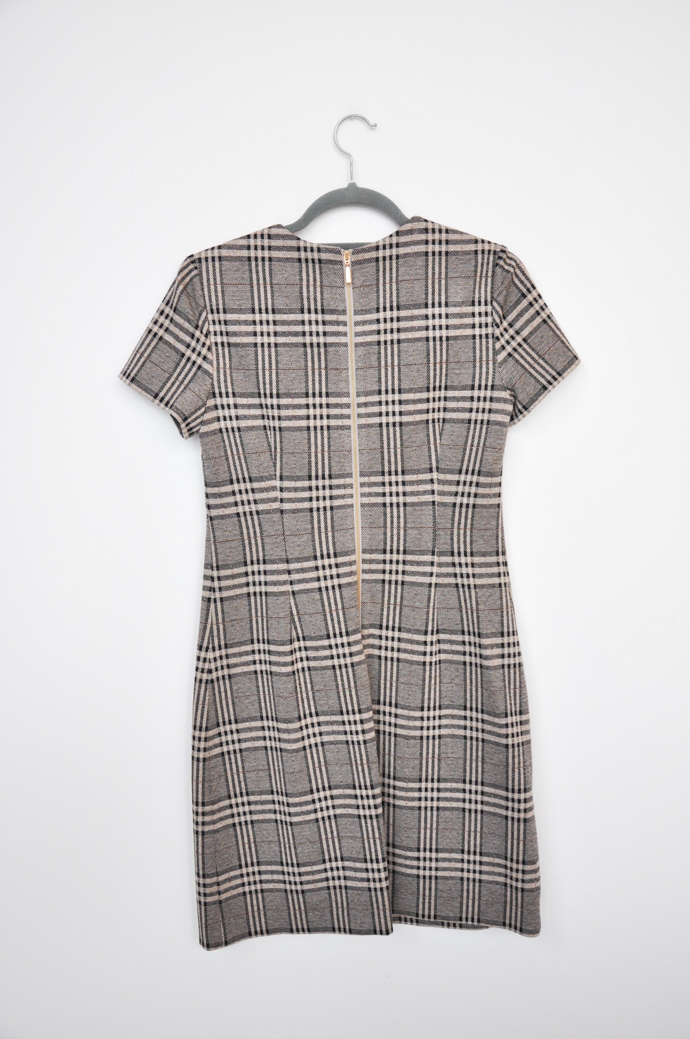 Calvin Klien Shift dress - Brown Tartan
