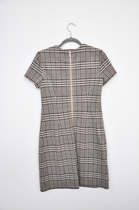 Calvin Klien Shift dress - Brown Tartan