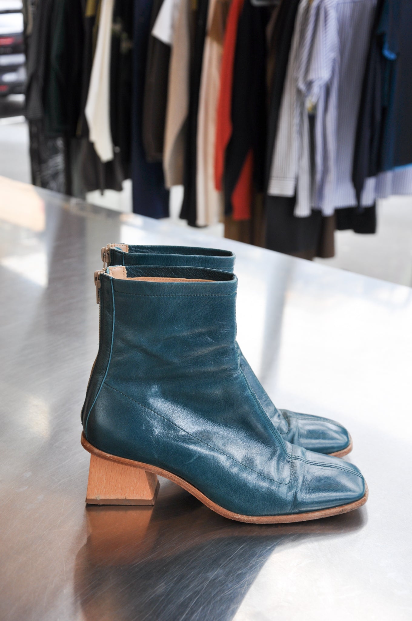 Paloma Wool Ankle Boot - turquoise