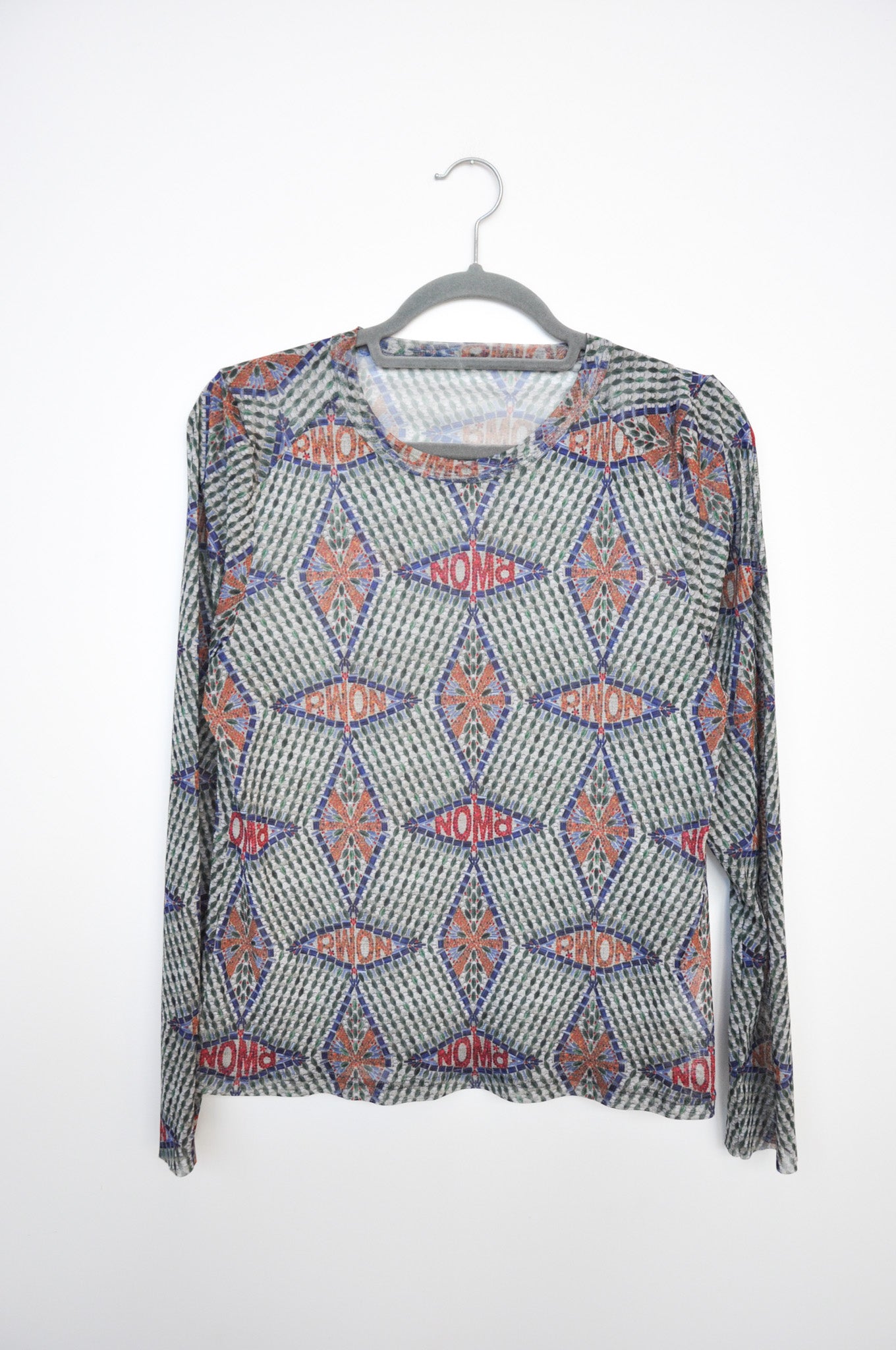 Nom*d Mesh Longsleeve - Green Multi