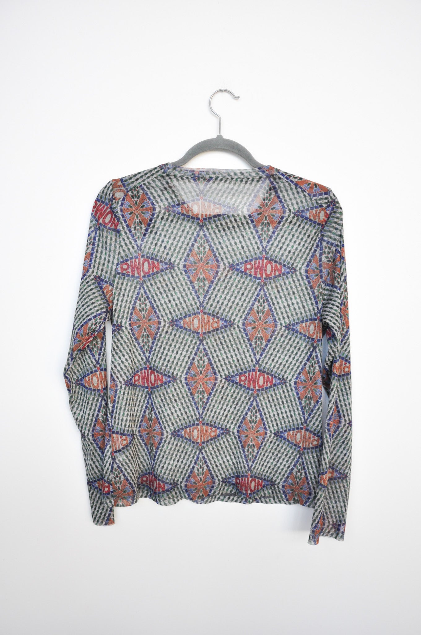 Nom*d Mesh Longsleeve - Green Multi
