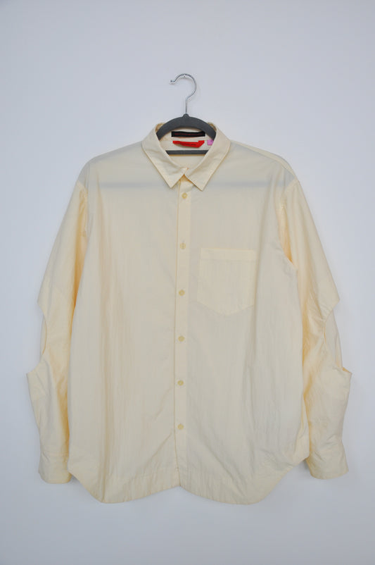 Eckhaus Latta Circle Sleeve Shirt- cream