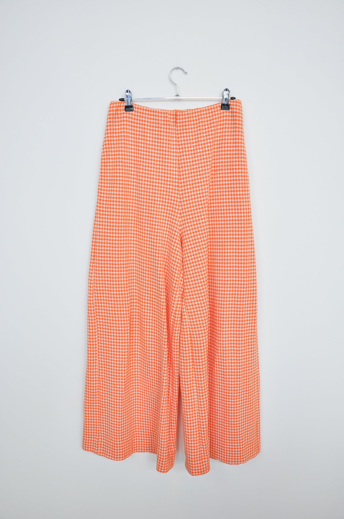 Harris Wharf London Trousers - Orange Gingham