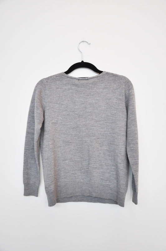 Standard Issue V-Neck Sweater - Grey